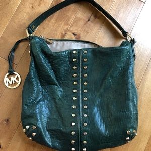 Michael Kors Dark Green Purse- SOLD